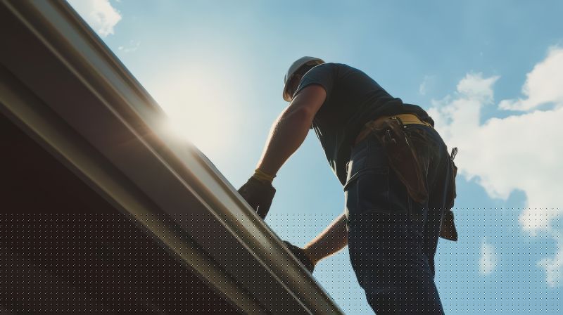 Balcony Gutter Installation