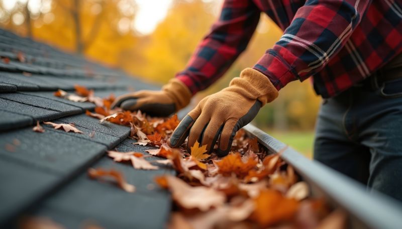 Gutter Inspection in Fall